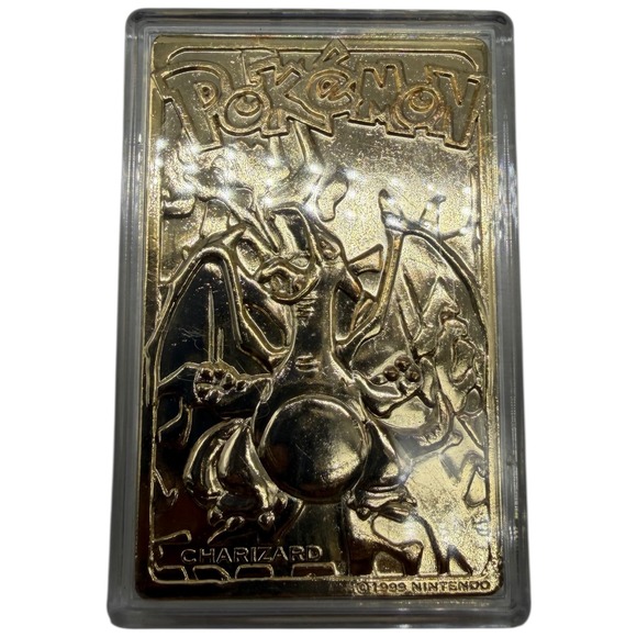 Pokemon Special Edition 23 Karat Gold Plated Charizard Trading Card - Picture 8 of 11